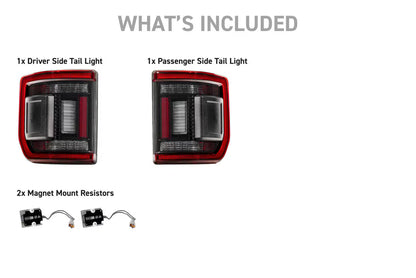 2020+ Jeep Gladiator JL XB Low Profile LED Taillights