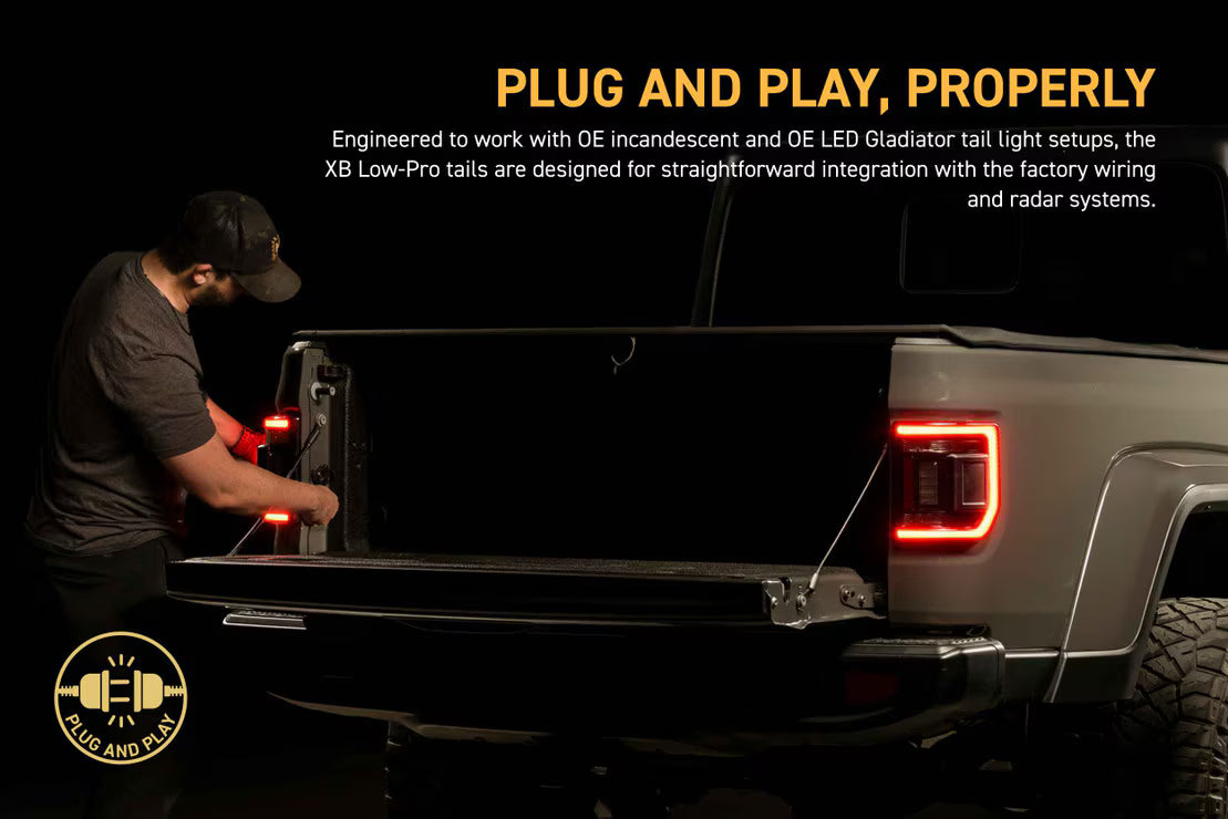 2020+ Jeep Gladiator JL XB Low Profile LED Taillights