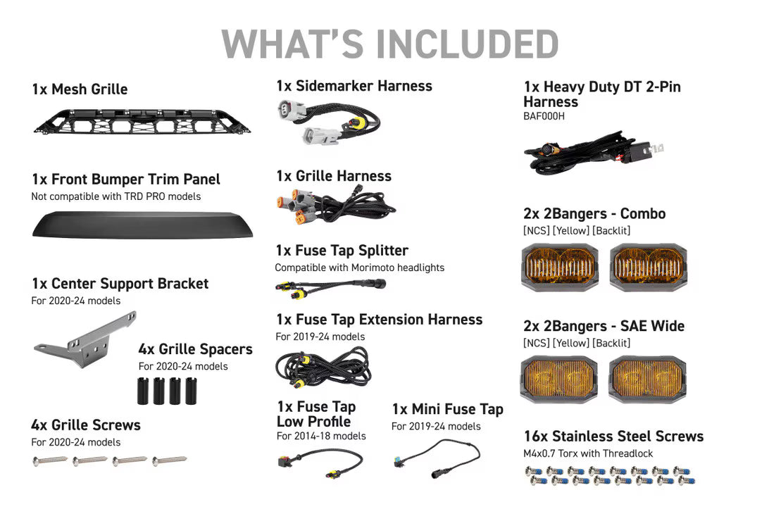 2014-2024 Toyota 4Runner XBG LED Grille