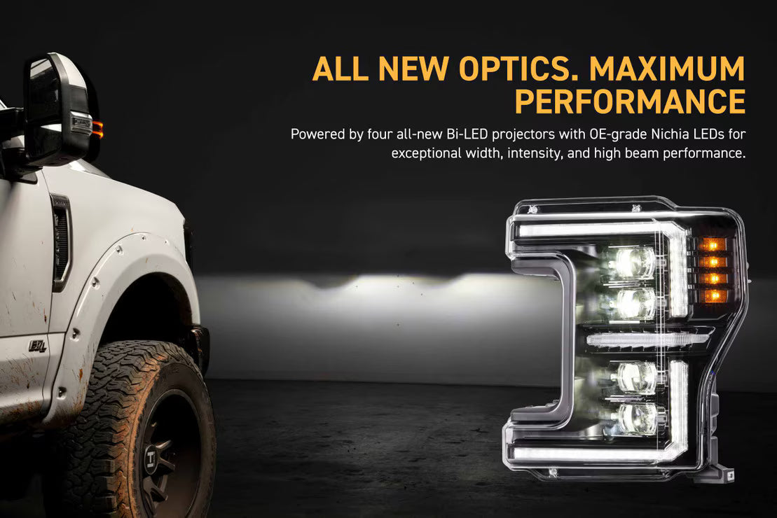 2017-2019 Ford Super Duty XB Evo Hybrid LED Headlights