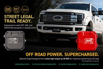 2017-2019 Ford Super Duty XB Evo Hybrid LED Headlights
