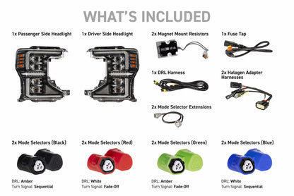 2017–2019 Ford Super Duty XB LED-Scheinwerfer (Gen 2)
