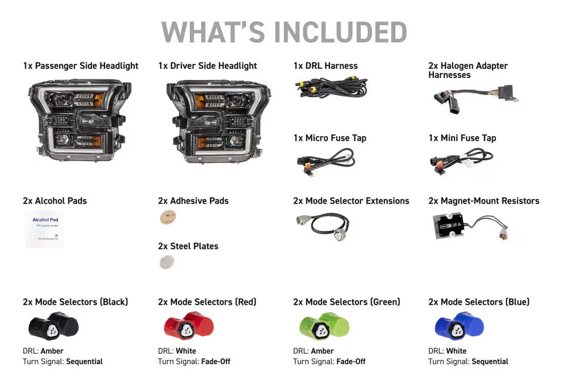 2015-2017 Ford F-150 XB EVO LED Headlights