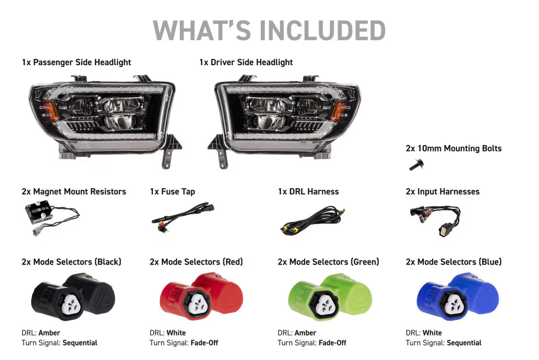 2007–2013 Toyota Tundra XB LED-Scheinwerfer 