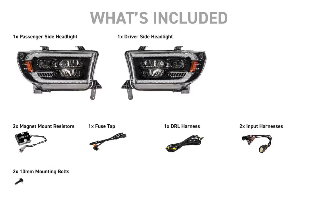 2007–2013 Toyota Tundra XB LED-Scheinwerfer 
