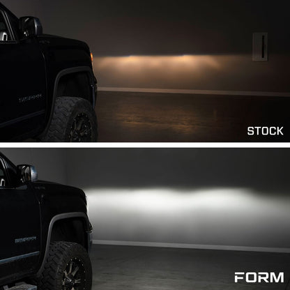 Par de faros delanteros reflectores LED para GMC Sierra 1500 14-18 y GMC Sierra 2500/3500 15-19 Form Lighting
