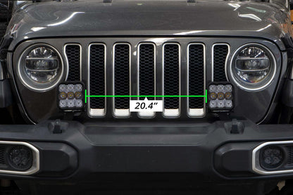 Jeep JL SS5 CrossLink Stoßstangen-Lichtleisten-Kit