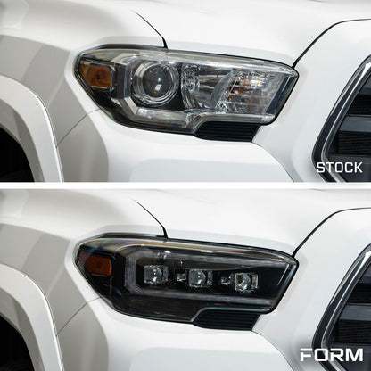 2016–2023 Toyota Tacoma Sequentielle LED-Projektorscheinwerfer mit wählbarem Tagfahrlicht 