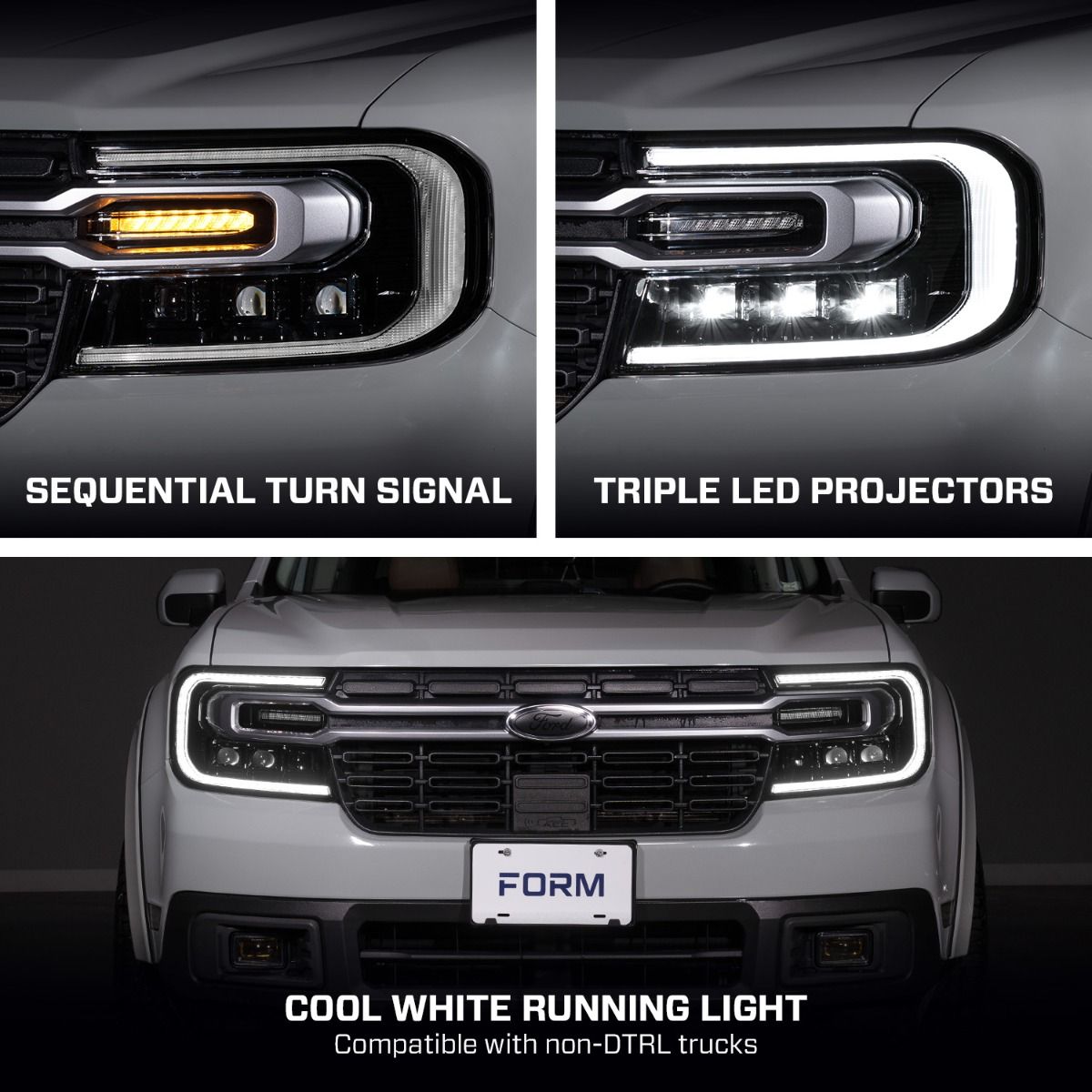 2022-2024 Ford Maverick LED Projector Headlights