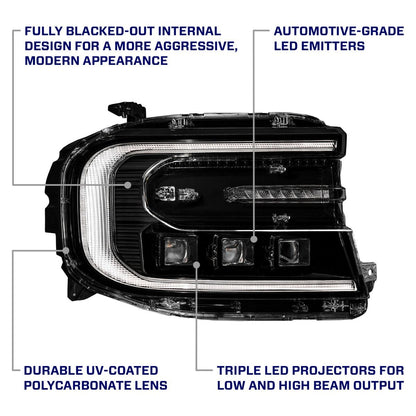 2022-2024 Ford Maverick LED Projector Headlights
