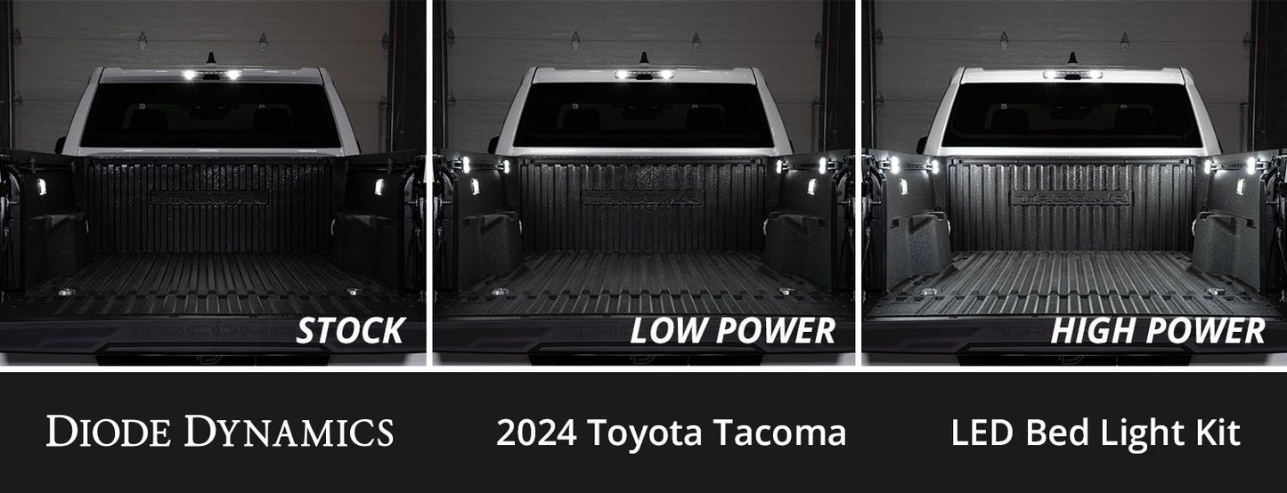 Kit de luces LED para la caja de carga de la serie Stage para Toyota Tacoma 2024 