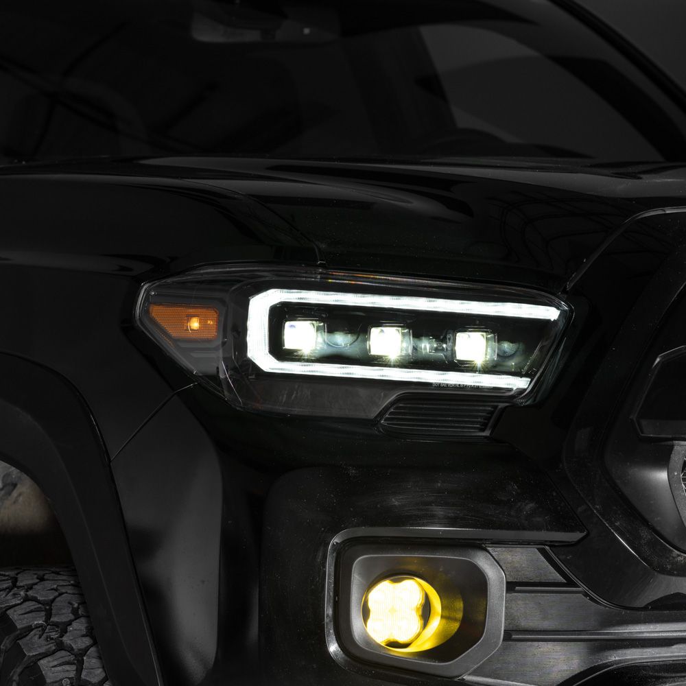 2016-2023 Toyota Tacoma Sequential LED Projector Headlights w/ Selectable DRL