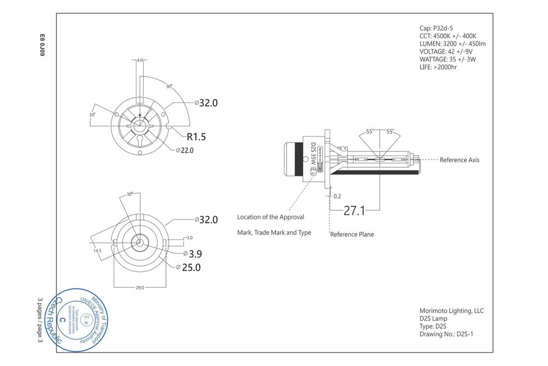 D3S: XB HID Bulb