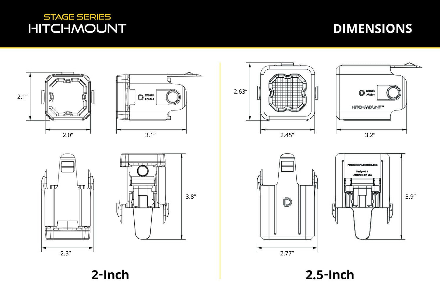 2024+ Toyota Tacoma HitchMount Rückfahrscheinwerfer-Kit 