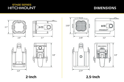 2024+ Toyota Tacoma HitchMount Rückfahrscheinwerfer-Kit 