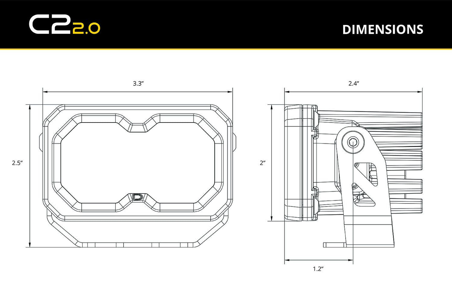 SSC2 2.0 LED Pod Standard Single
