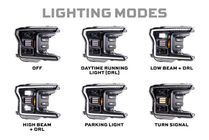 2018-2020 Ford F-150 XB Hybrid LED Headlights