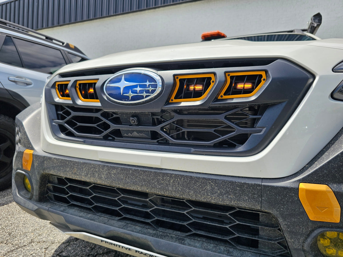 2024-2025 Subaru Outback Wilderness LED Raptor Grille Lights (Type 4 ...