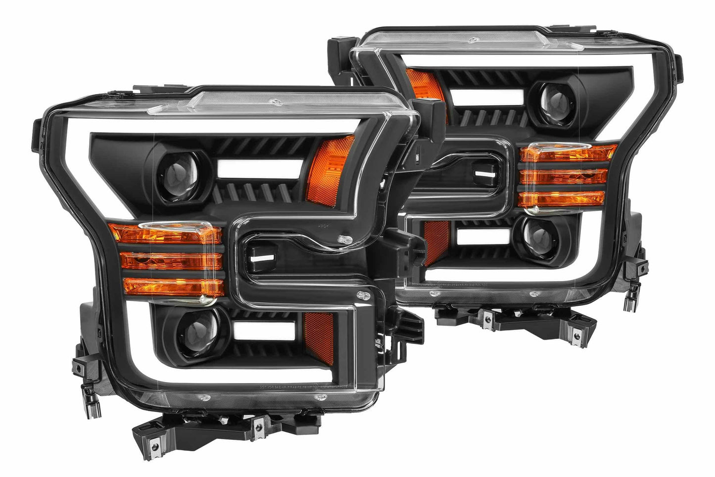 ARex Luxx LED Headlights: Ford F150 (15-17) - Black (Set)
