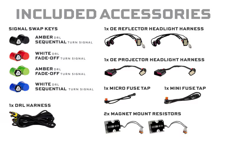 2009-2018 Dodge Ram XB EVO LED Headlights