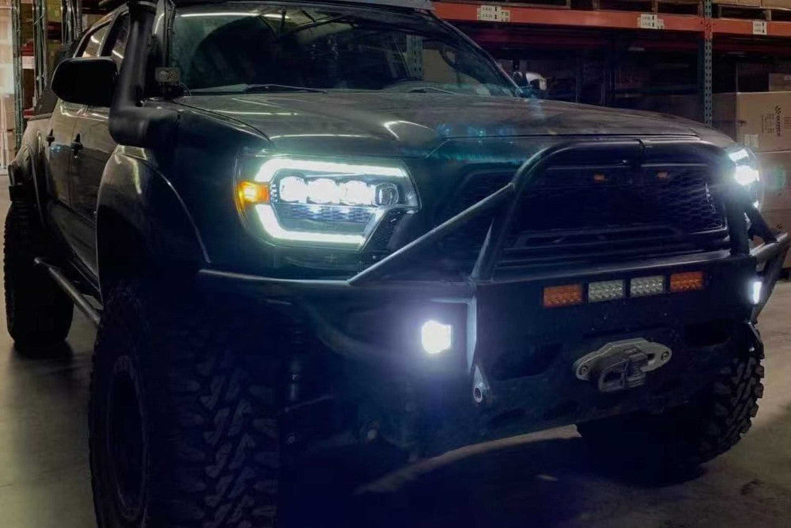 ARex Nova LED Headlights: Toyota Tacoma (12-15) - Alpha-Black (Set)