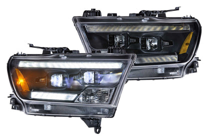 XB Hybrid LED Headlights: Dodge Ram 1500 (2019+) (Pair / ASM)