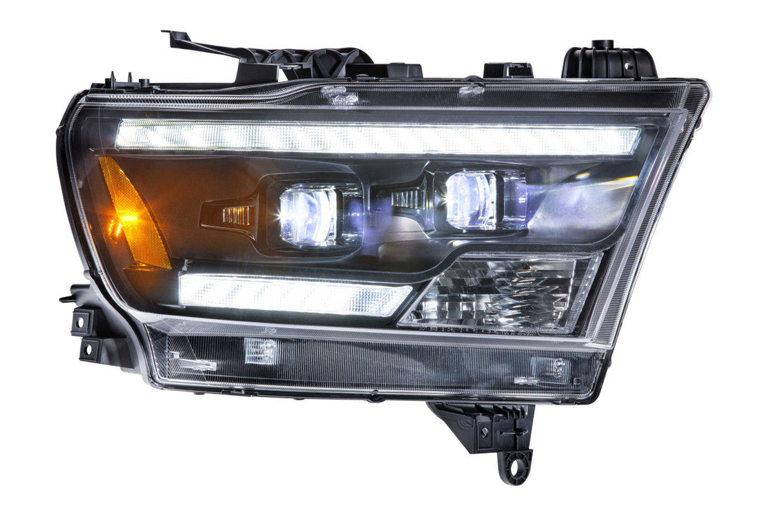 XB Hybrid LED Headlights: Dodge Ram 1500 (2019+) (Pair / ASM)