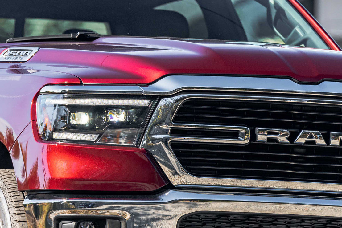 XB Hybrid LED Headlights: Dodge Ram 1500 (2019+) (Pair / ASM)