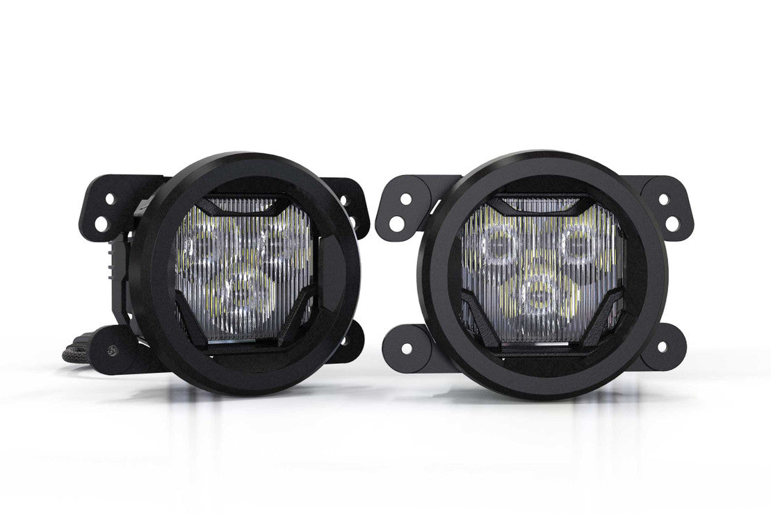 4Banger LED Fog Light Kit for 2018+ Jeep Wrangler JL