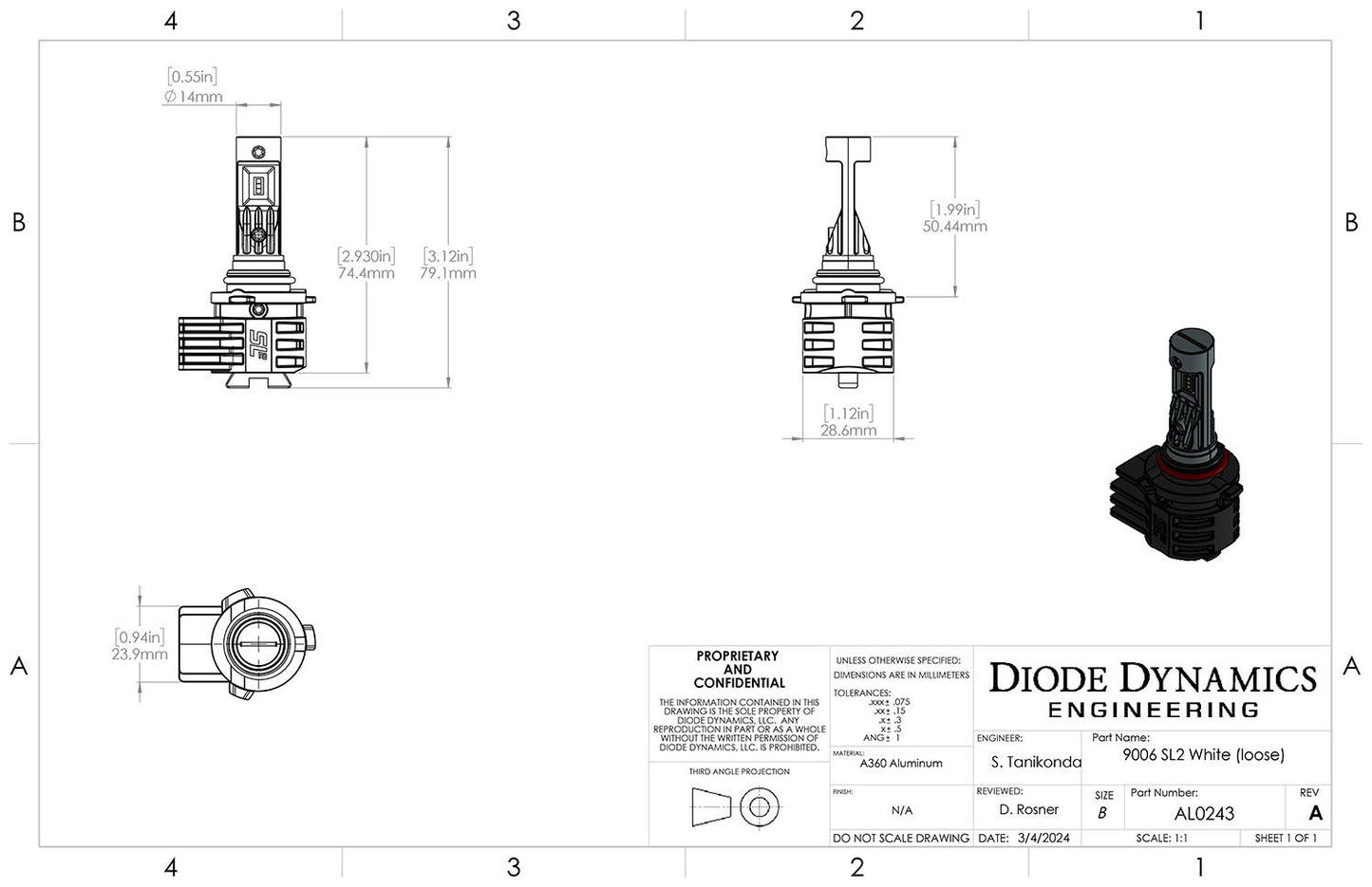 Bombillas LED SL2 9006/9012 