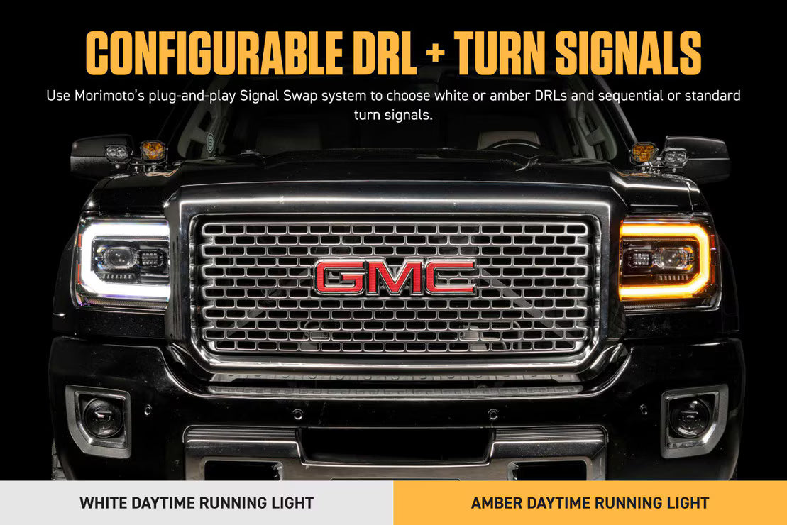2015-2018 GMC Sierra XB EVO LED Headlights