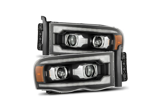 ARex Luxx LED Headlights: Dodge Ram (02-05) - Black (Set)