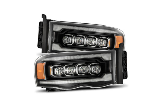 ARex Nova LED Headlights: Dodge Ram (02-05) - Black (Set)