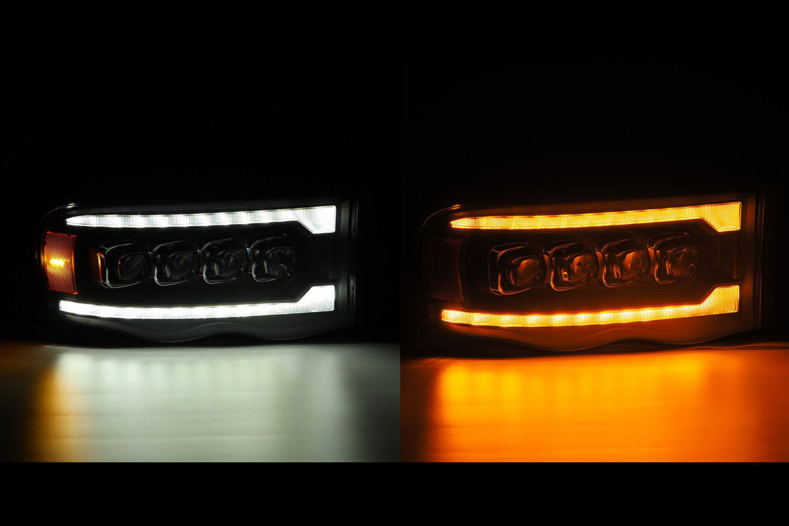 ARex Nova LED Headlights: Dodge Ram (02-05) - Chrome (Set)