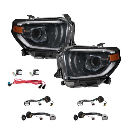 Faros delanteros LED con proyector para Toyota Tundra 2014-2021