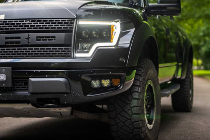 4Banger LED Triple Fog Light Kit for 2010-2014 Ford Raptor