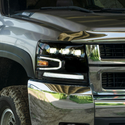 2007–2013 Chevrolet Silverado LED-Projektor-Scheinwerfer, Paar, Formbeleuchtung