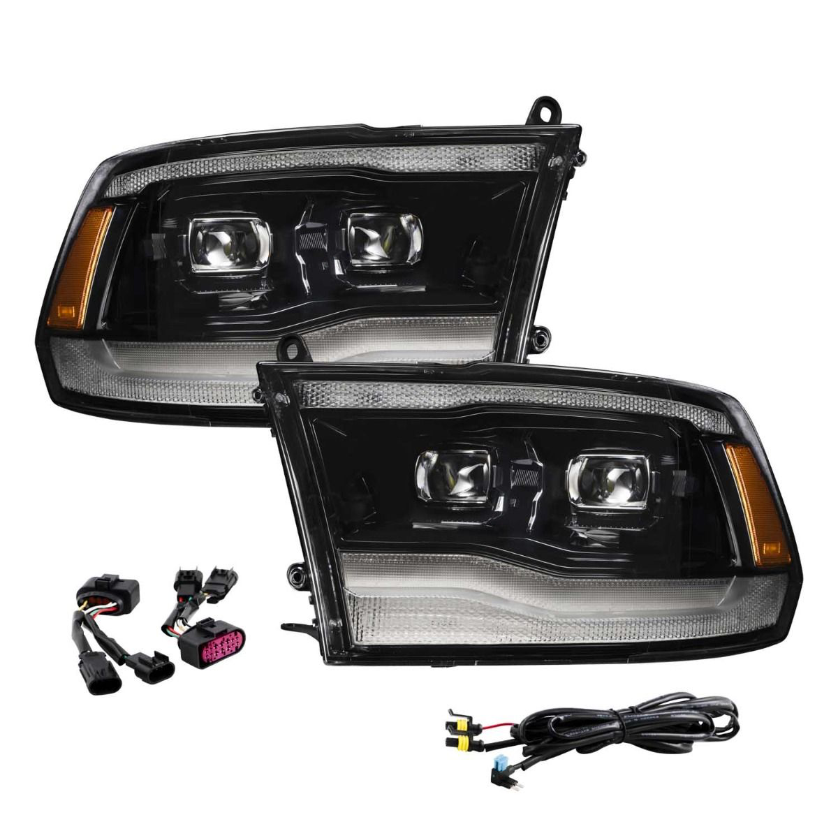 Faros delanteros LED con proyector RAM 2009-2018 (par) 