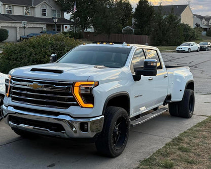 Arnés de luces LED OEM DRL ámbar para Chevrolet Silverado 2022+