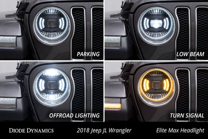 Faros LED Elite para Jeep JL Wrangler 2018+