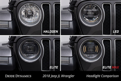 Faros LED Elite para Jeep JL Wrangler 2018+