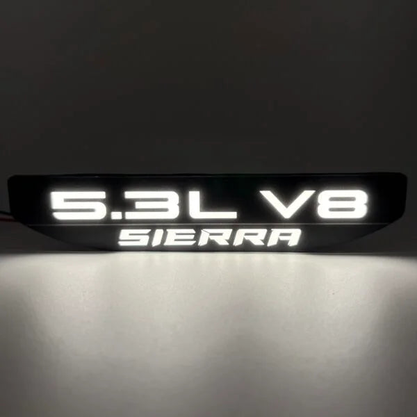 2019+ GMC Sierra LED Illuminated Fender Badges