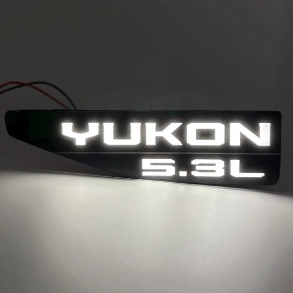 2021+ GMC Yukon LED Illuminated Fender Badges