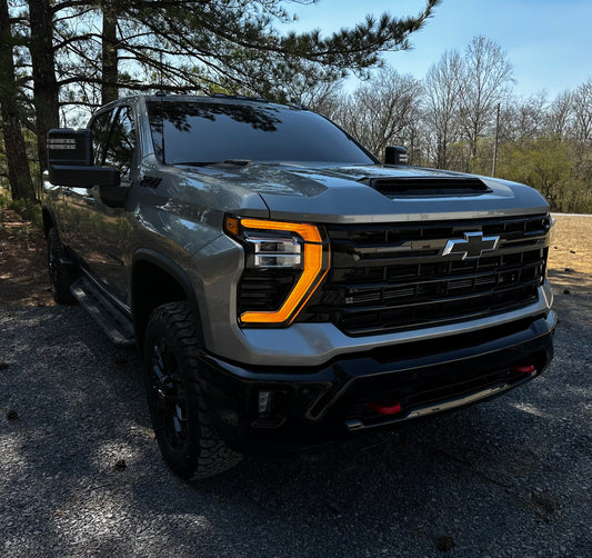 Arnés de luces LED OEM DRL ámbar para Chevrolet Silverado 2022+