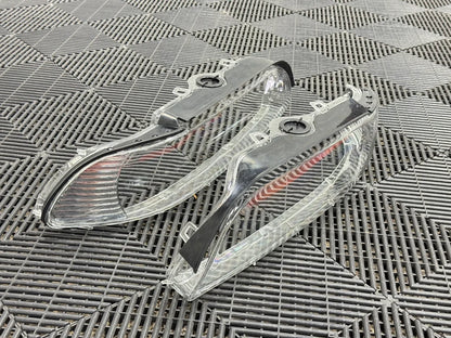 2001-2003 BMW 5 Series E39 Replacement Headlight Lenses (Pair) (Euro Corners)