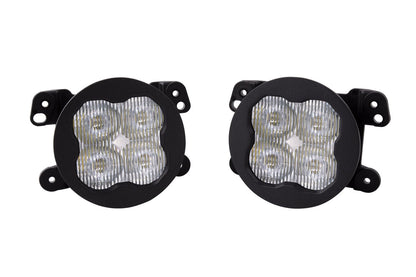 SS3 LED-Nebelscheinwerfer-Kit für 2007–2018 Jeep JK Wrangler, Kunststoffstoßstange 