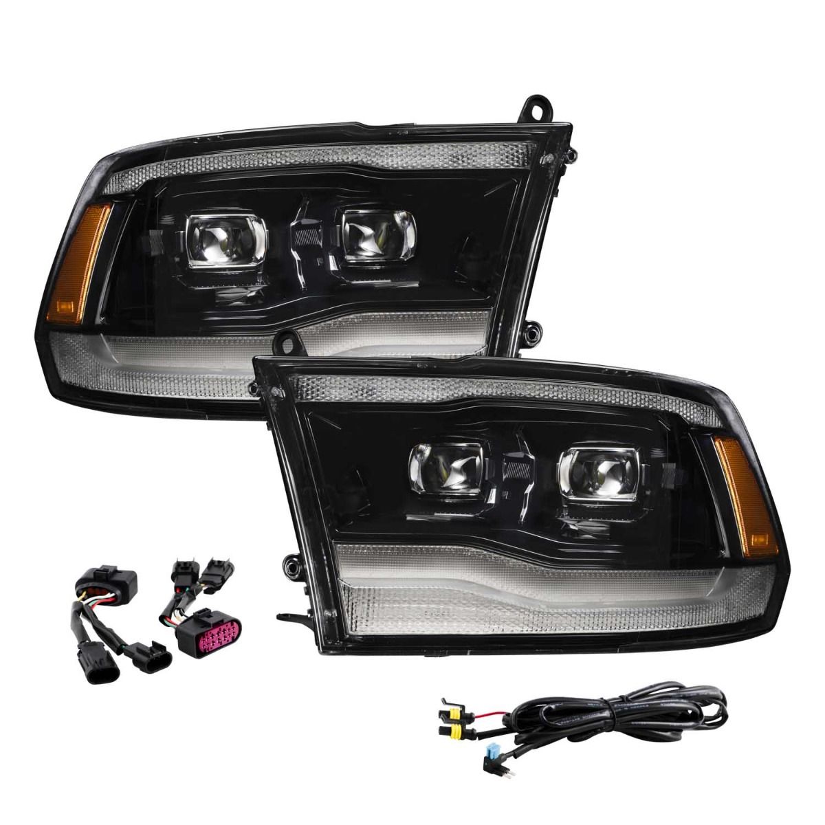 2019-2024 RAM Classic LED Projector Headlights (Pair)