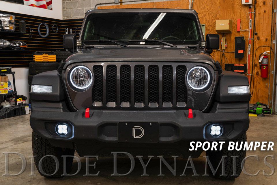 SS3 LED Fog Light Kit for 2018+ Jeep JL Wrangler