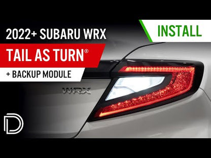 Tail as Turn + Backup Module for 2022+ Subaru WRX