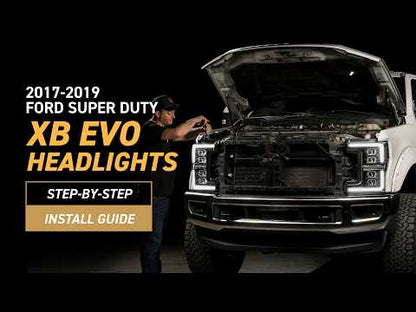 2017-2019 Ford Super Duty XB Evo Hybrid LED Headlights